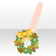 (Hand Accessories) Handheld Christmas Wreath ver.A yellow