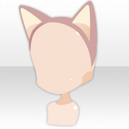 (Head Accessories) Cute Cat Ears Headband ver.B pink