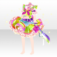 (Tops) Glittery Zombie Sailor Style Cheer Dress ver.A green