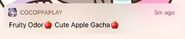 Apfel∞Schleife's Notification 1
