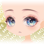 (Face) Everland Girl Moving Wondering Face ver.A blue
