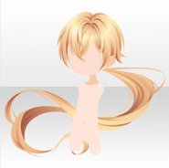 (Hairstyle) Happy Spookytown! Wavy Long Hair ver.A gold