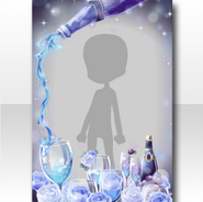 (Frame) Collier de perles Cocktail Party Frame ver.A blue