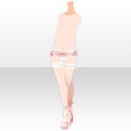 (Pant&Skirt) Queen of Water Garter Ring and Sandals ver.A pink