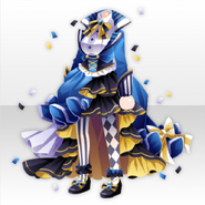 (Tops) Vivid Circus Frilled Magician Dress ver.A blue
