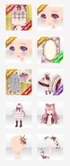 No-Double-Promo①♡ for (Shoes) Melty Pretty Strawberry Ribbon Frame ver.A red