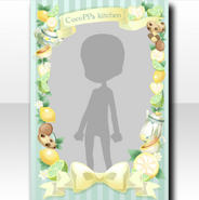 (Frame) Delicious ♡ Lemon Pie Tea Time Frame ver.A green