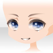 (Face) Aile Blanche Boy Smile Face ver.A blue