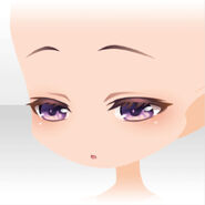 (Face) Fireworks Downcast Look Gentle Face ver.A purple