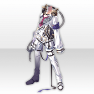 (Tops) Rubbish Telephone Dial Suit ver.A white