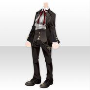 (Tops) Clock Tower Gothic Suit ver.A black