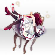 (Tops) Spilling Enjoy Candor Night Frill Dress ver.A white