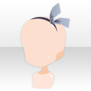 (Head Accessories) Falling Alice Ribbon Headband ver.A blue