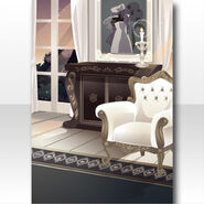 (Wallpaper/Profile) Fairy Tale Gothic Room Wallpaper ver.A white