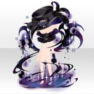 (Head Accessories) Darkness Diablo Hat Aura ver.A black