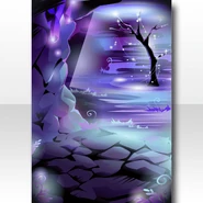 (Wallpaper/Profile) Sorciere Tabooed Spring Wallpaper ver.B purple (60 Plays)