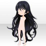 (Hairstyle) Dark Sister Long Hair ver.A black