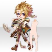 (Body Accessories) With Miya (Love Story of Literary) (100 princes) ver.A brown