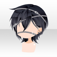 (Hairstyle) Unsleeping Soul Restrained Short Hair ver.A black