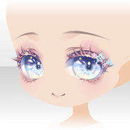 (Face) Mermaid's Blossom Shining Eyes Smile Face ver.A blue