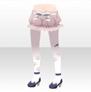 (Pant&Skirt) Girl's School Tomboy Lady Bottoms ver.A black