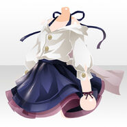(Tops) Aile Blanche Casual Style ver.A white (35 plays)