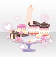 (Avatar Decor) Sweets♡Valentine Cake Stand ver.A pink