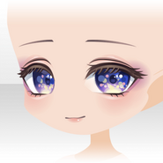 (Face) Collier de perles Sparkle Smile Shy Face ver.A blue
