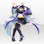 (Tops) Dope Piece Cool Street Tech Style ver.A purple