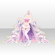 (Tops) Flower Garden Water Lily Fairy Style ver.A white