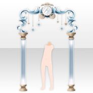 (Back Accessories) Moon Night Carriage Gate ver.A blue