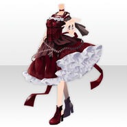 (Tops) Code Name EVE Corset Dress ver.A red