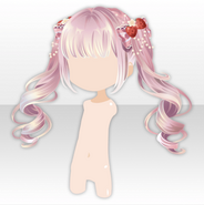 (Hairstyle) Berry Merry Christmas Bunches Hair ver.A pink