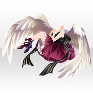 (Tops) Angel Dress Flying Down Sky ver.A red