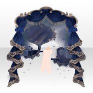 (Back Accessories) Epilogue Dresser Curtain ver.A blue