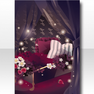 (Wallpaper Profile) Red Chanpaign Bedroom Wallpaper ver.A black