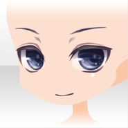 (Face) Evening Party Cool Smiling Face ver.A blue