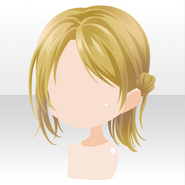 (Hairstyle) Shepard Side Arranged Hair ver.A yellow