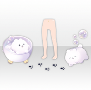 (Shoes) Aesthetic Bathtime Pomeranian ver.A purple