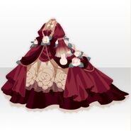 (Tops) Snow Land Princess Flower Dress ver.A red