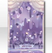(Wallpaper/Profile) Sugarly Dream Sweet Night Sky Wallpaper ver.B purple