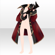 (Outerwear) Gentleman's Invitation Collared Coat and Gloves ver.A red
