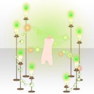 (Avatar Decor) Possession Candle ver.A green