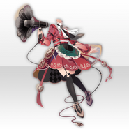 (Tops) Rubbish Phonograph Speaker Dress ver.A red