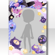 (Frame) Monster Gift Box Ribbon Frame ver.A purple