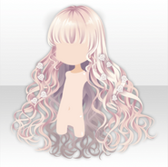 (Hairstyle) Lily of the Valley Lace Long Girly Hair ver.A pink