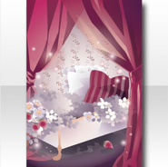 (Wallpaper Profile) Red Chanpaign Bedroom Wallpaper ver.A white