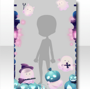 (Frame) Happy Spookytown! Ghosts Frame ver.A green