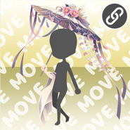 (Item Pack) Camellia Umbrella of Gods Fly in the Sky ver.A pink