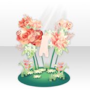 (Avatar Decor) Surrounded by Flower Colored with Sunlight ver.A red